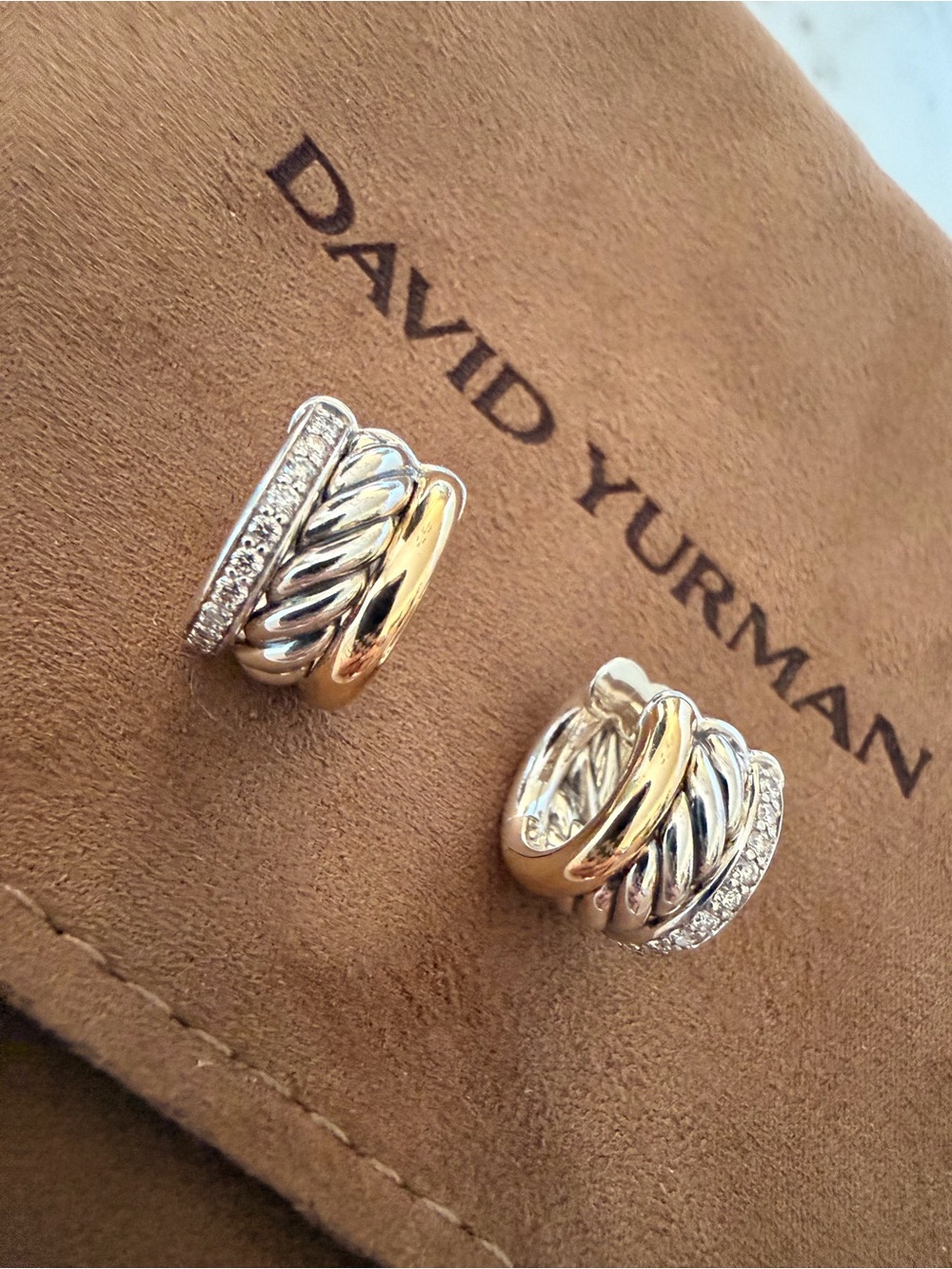 DAVID YURMAN MERCER HUGGIE HOOP EARRINGS - Picture 8 of 13